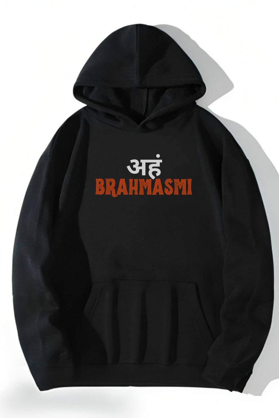 VD Aham Brahmasmi Printed Black Hoodies