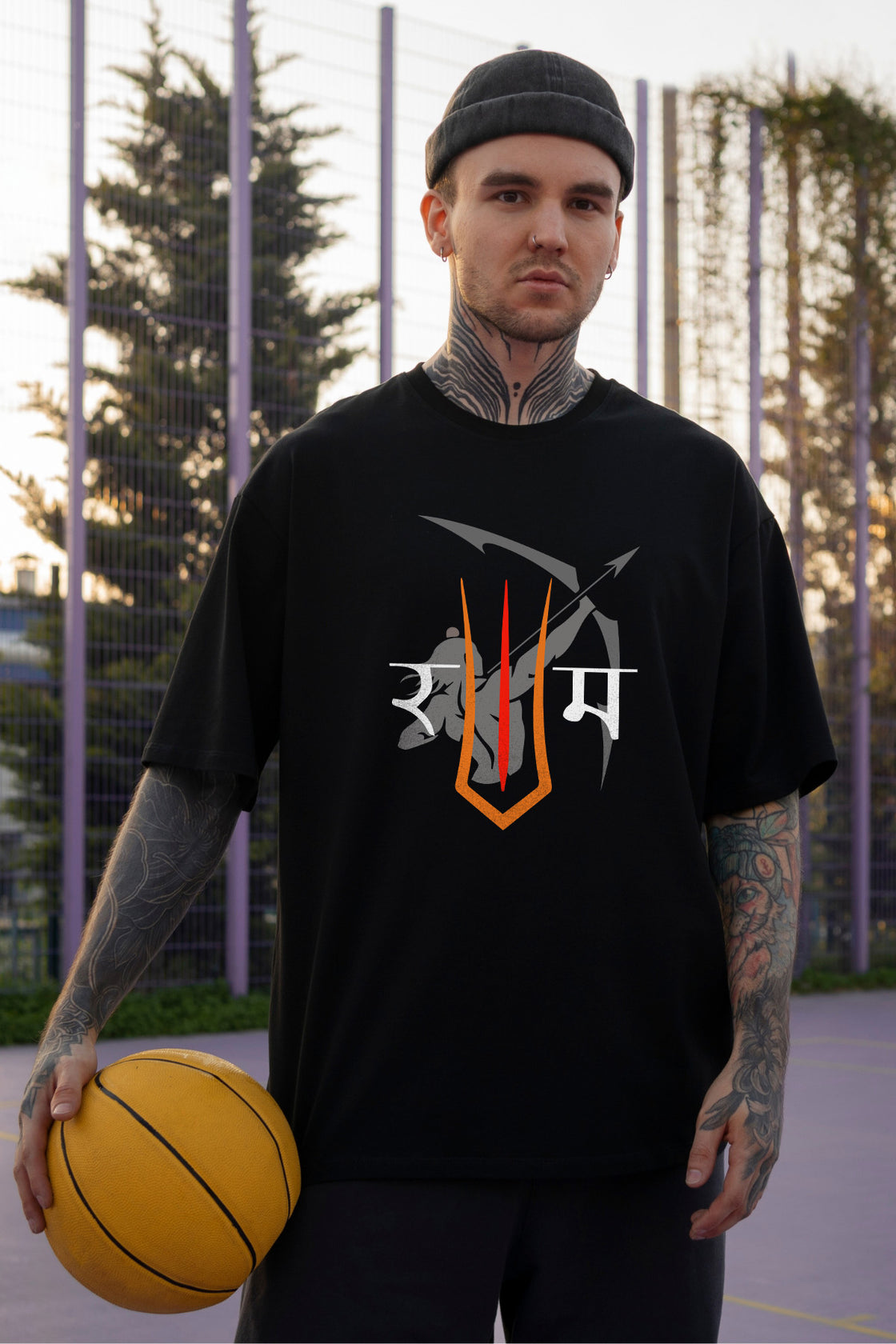 Men's Ram 3 Graphic Oversized T-shirt