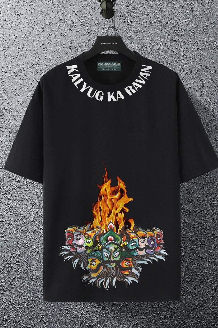 Men's Kalyug Ka Ravan 2 Printed Oversized/Regular T-Shirt