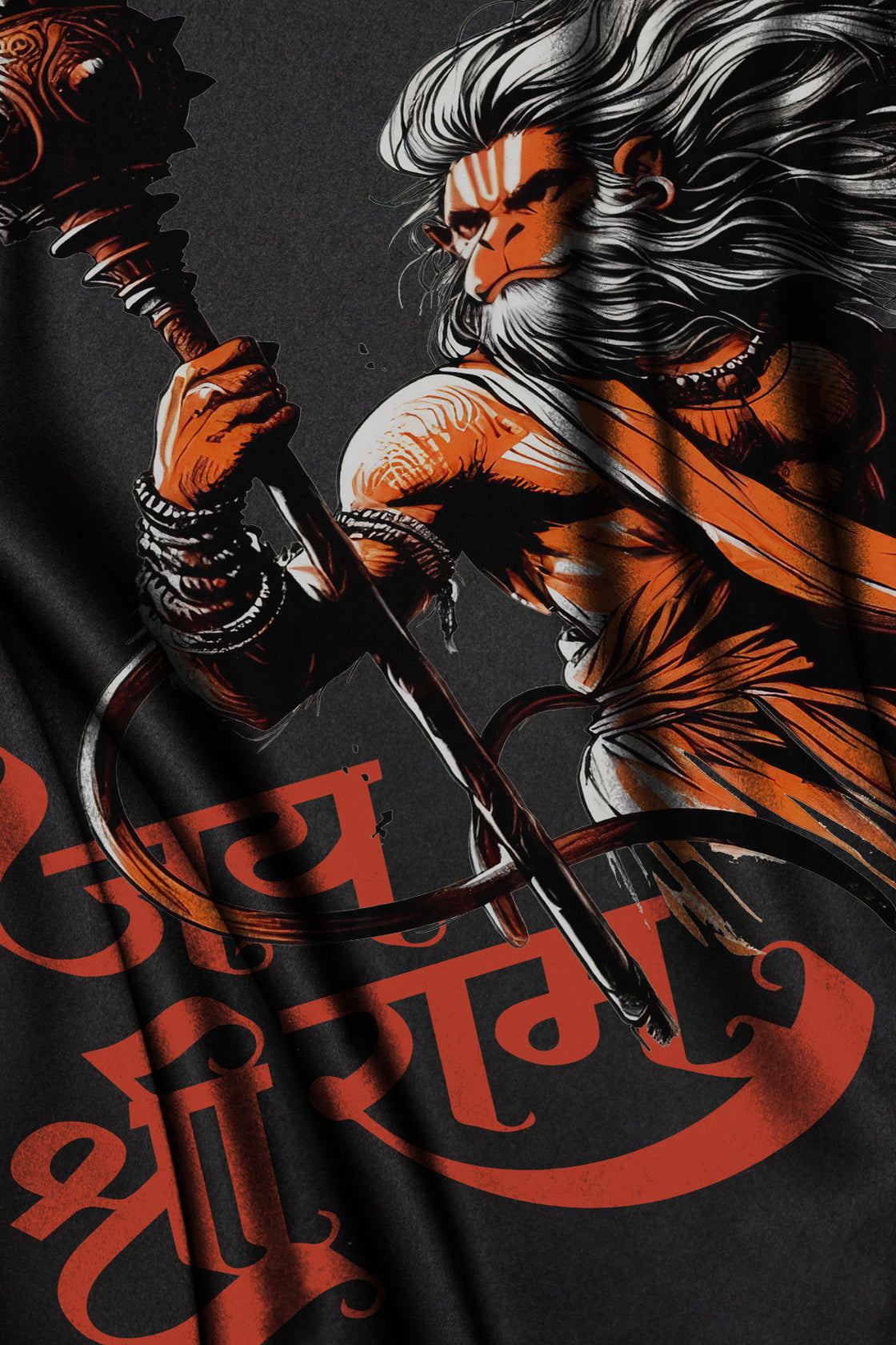 Men's Bajrangbali Graphic Oversized/Regular T-shirt