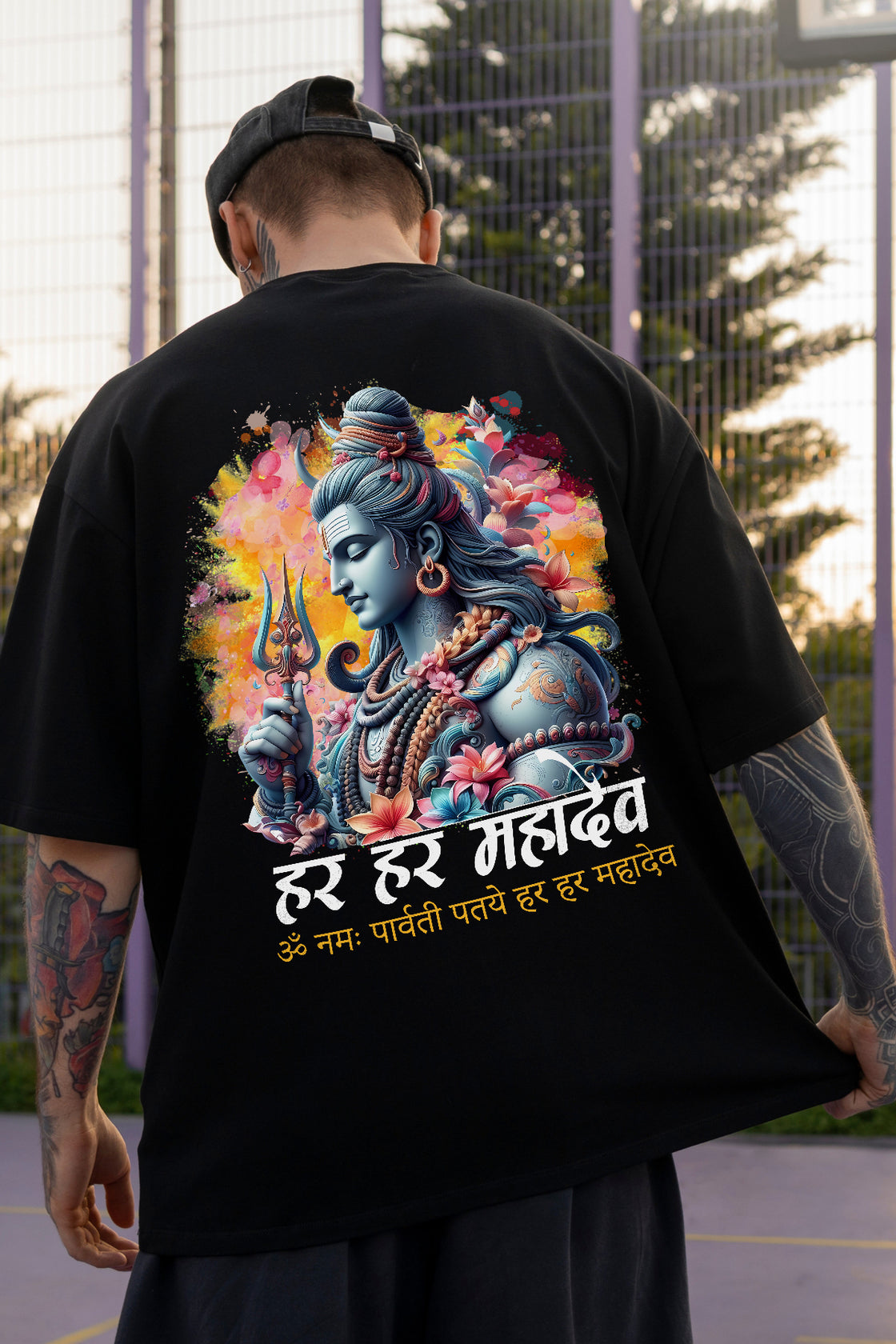 Har har mahadev printed t shirt online